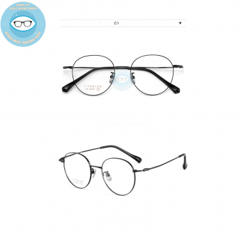 Gọng kính kim loại mã 6207